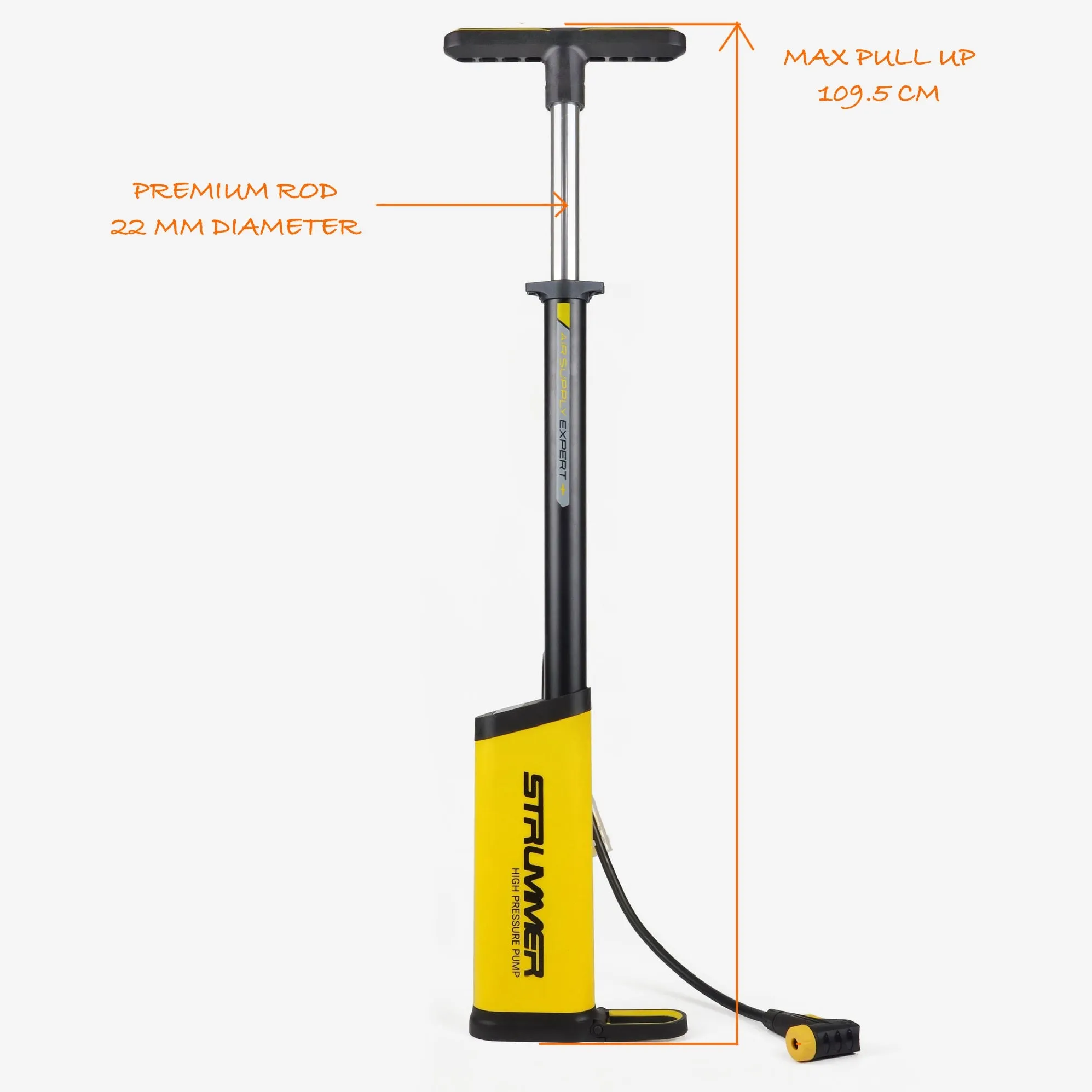 Strummer Expert  Digital Floor Pump (Expert Plus)