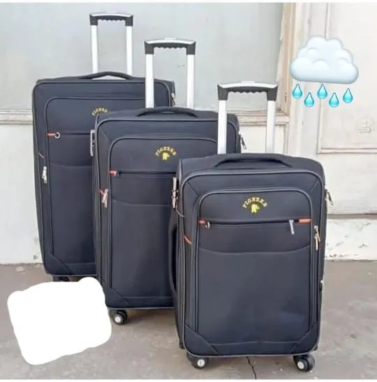 Suitcase 3pc Set -Black