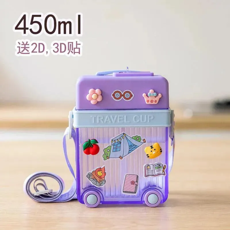 Suitcase Bottle For Kids (450 ml)