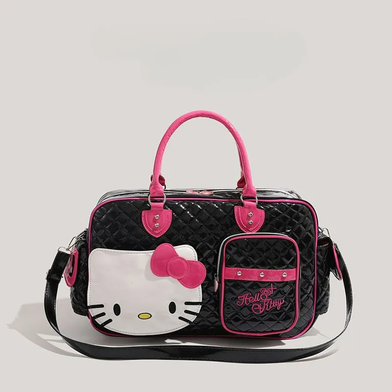 Sweet Kitty Large Capacity Travel Messenger Bag KI666