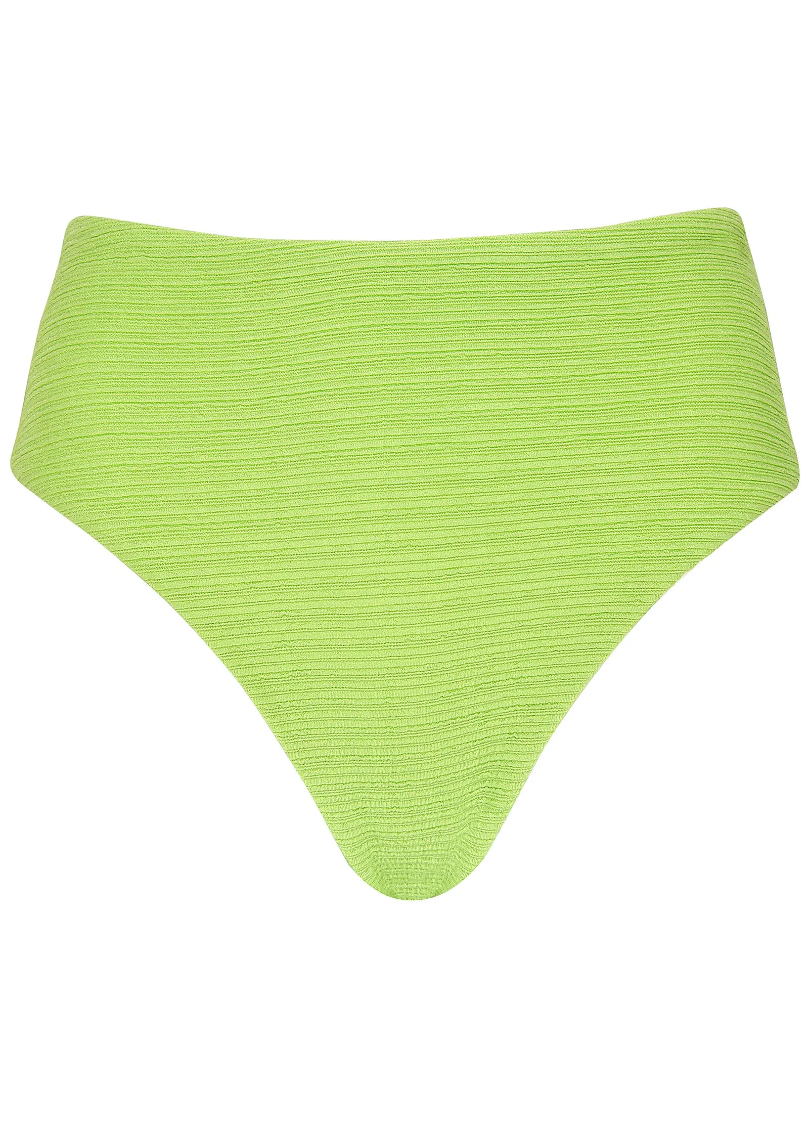 Textured Fiji Bottom - Bright Lime Green