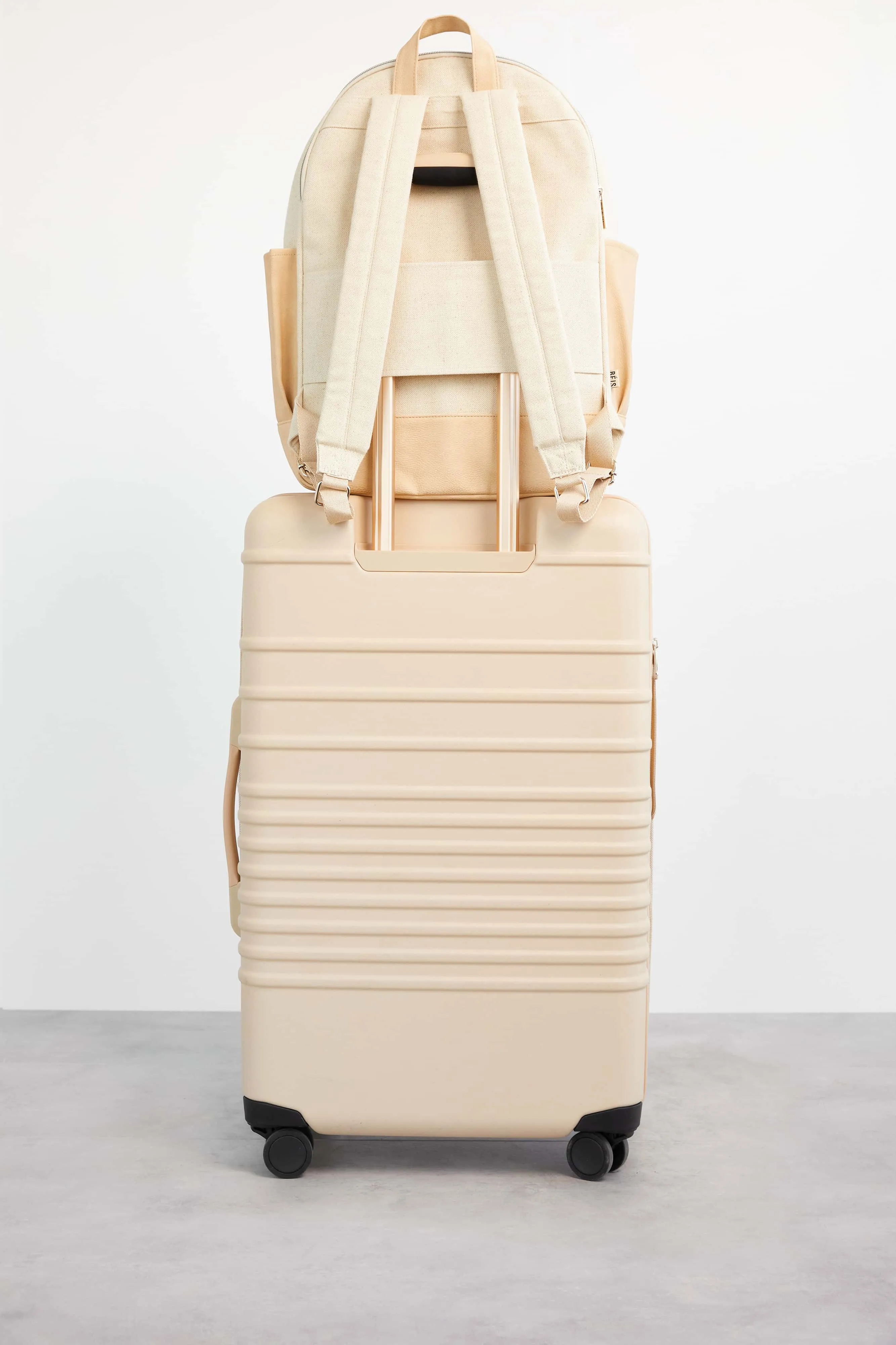 The Backpack in Beige