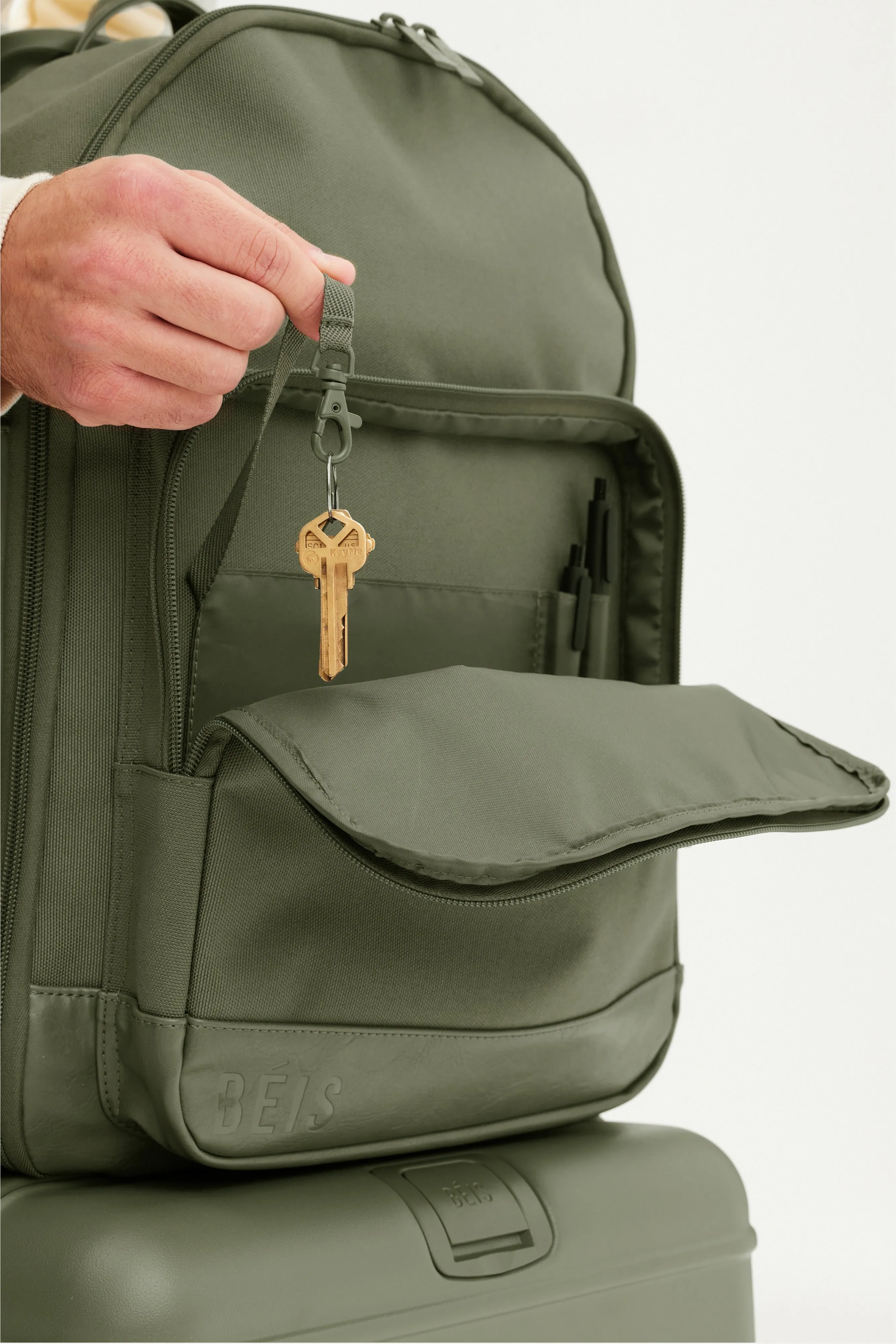 The Backpack in Olive