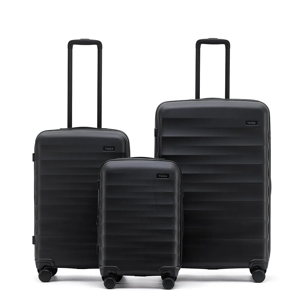 Tosca - Interstellar 2.0 Set of 3 suitcases - Black