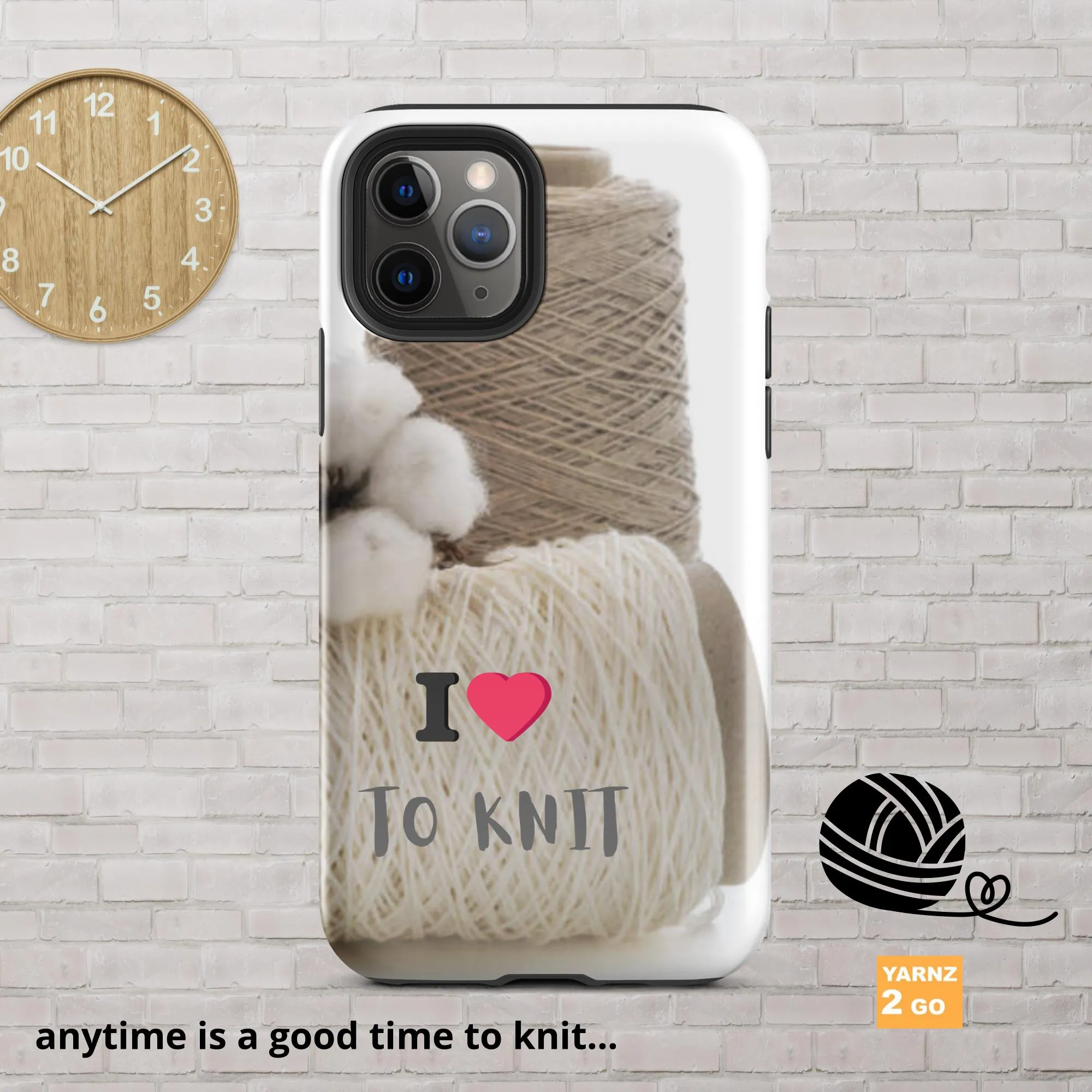 Tough iPhone® case for people who knit