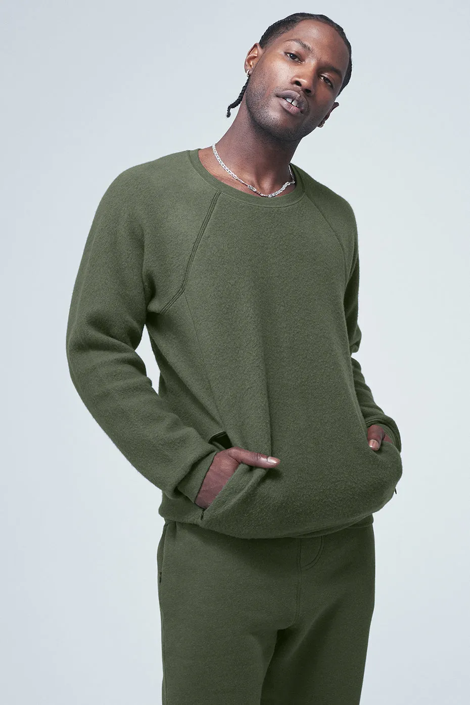 Triumph Crew Neck Sweatshirt - Dark Cactus