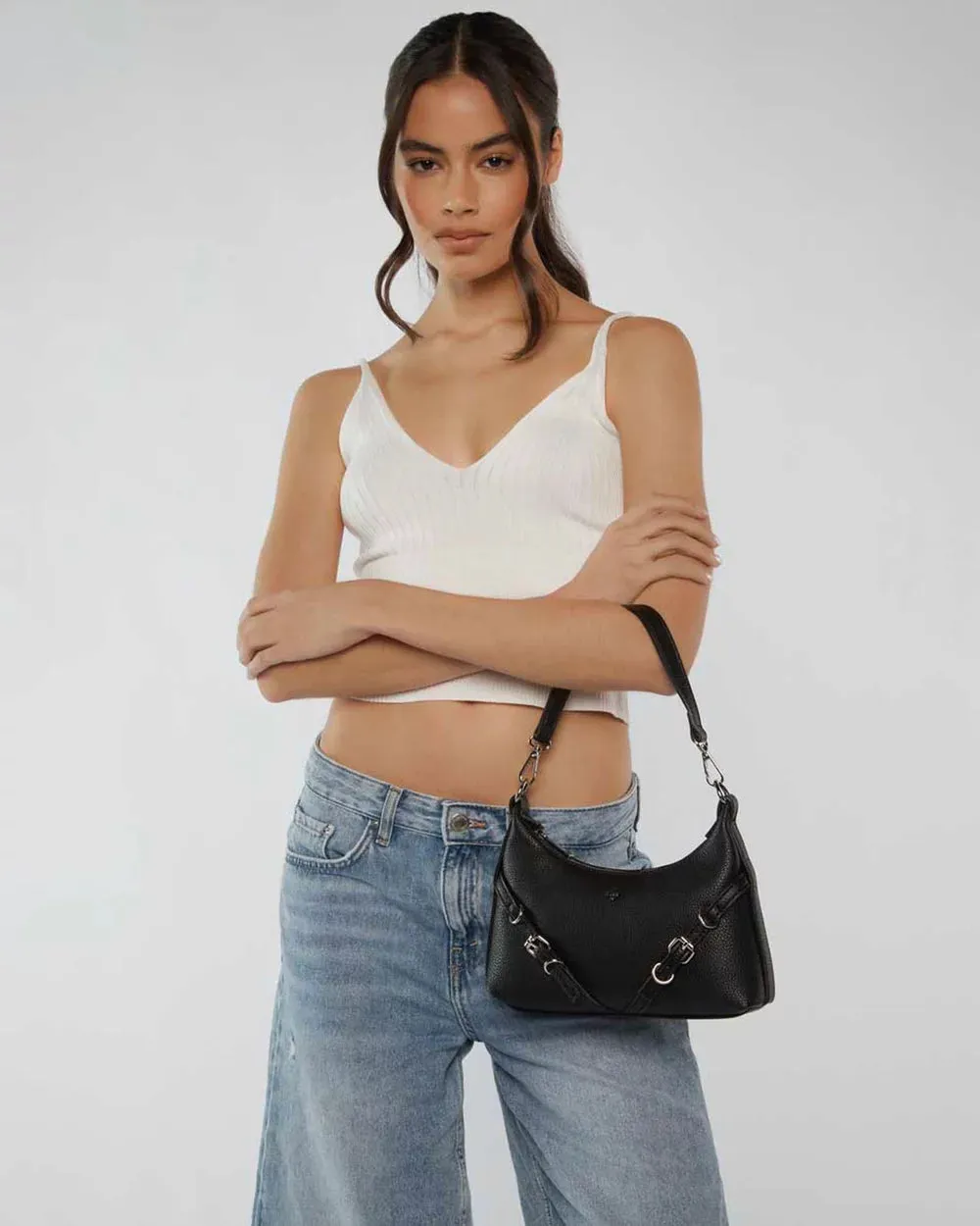 UMA BUCKLE SHOULDER BAG