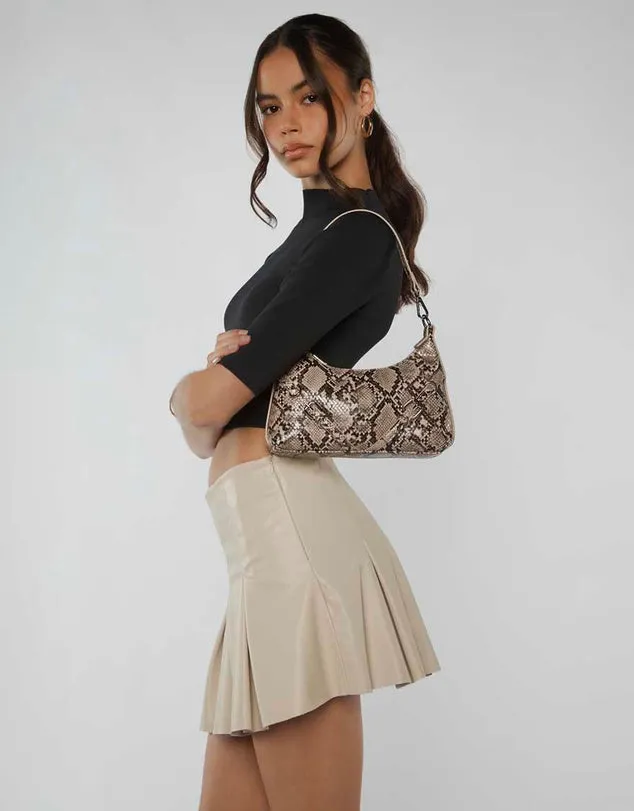 UMA BUCKLE SHOULDER BAG