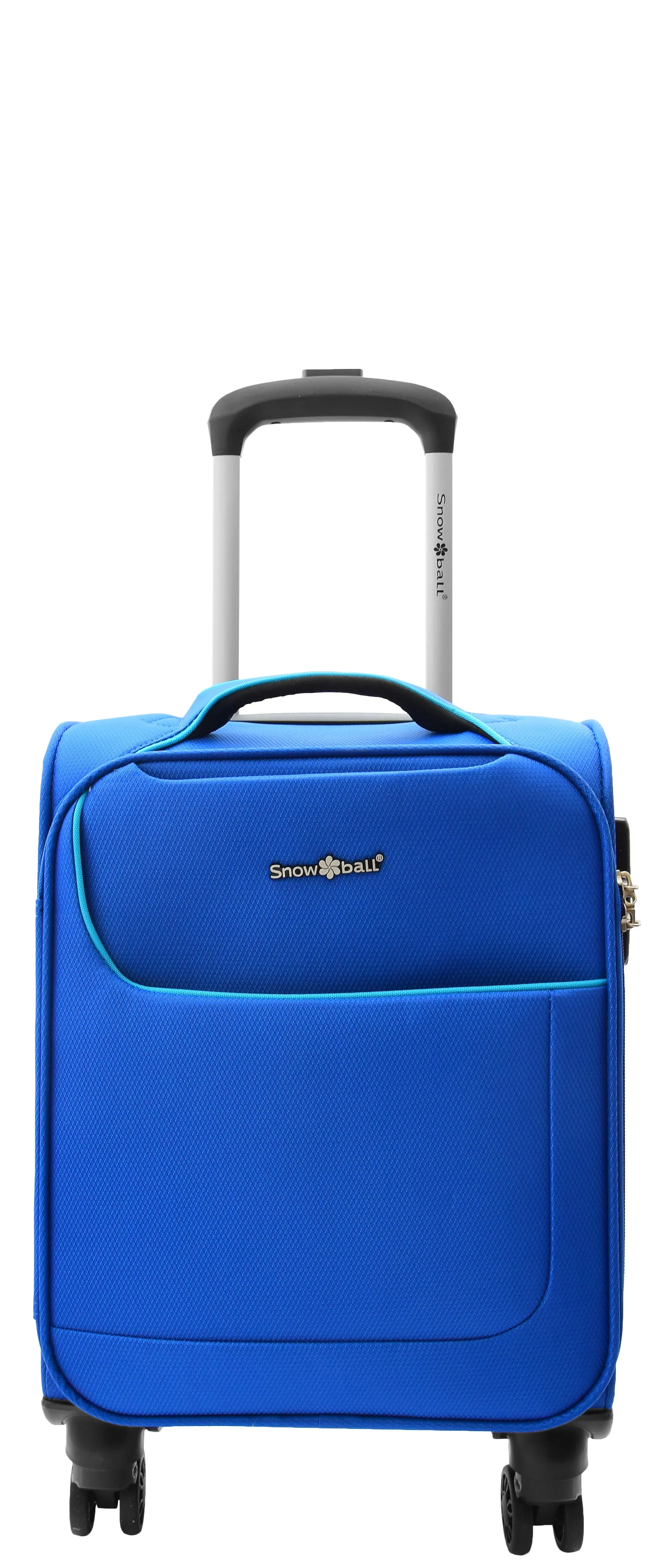 Under Seat Suitcase Budget Airline Approved Cabin size 4 Wheel Hand Luggage M1 Blue