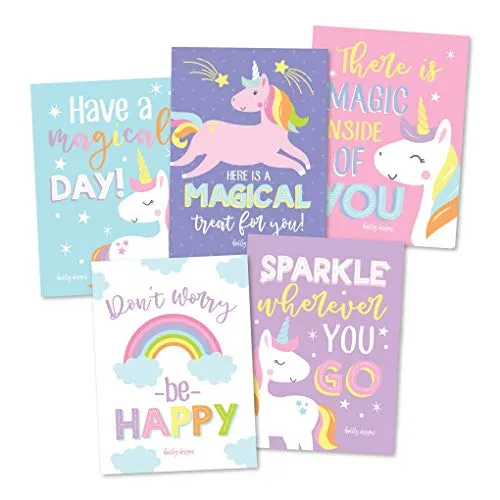 Unicorn Lunchbox Notes