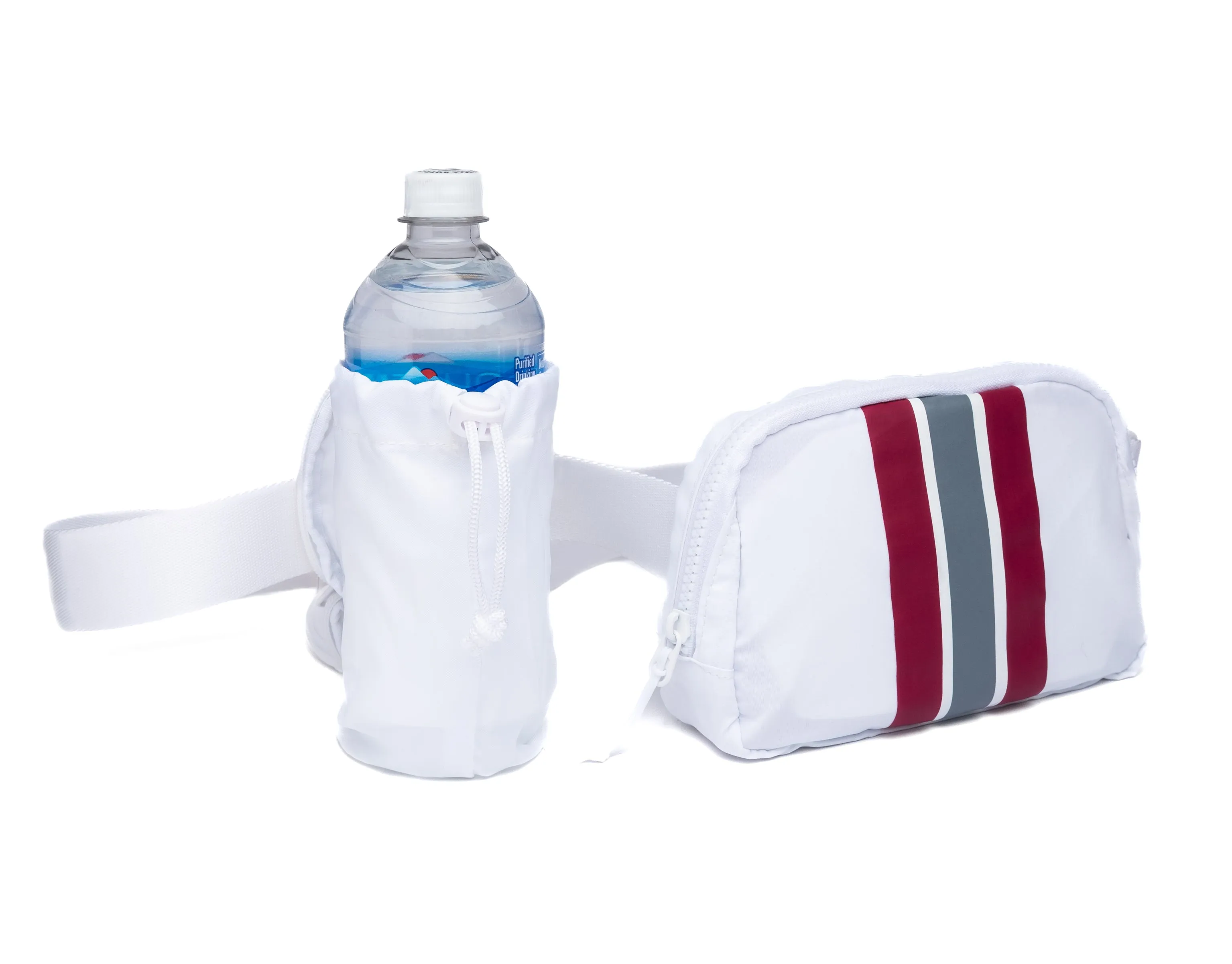 Varsity Crimson/Gray HydroBeltbag™ with HydroHolster™