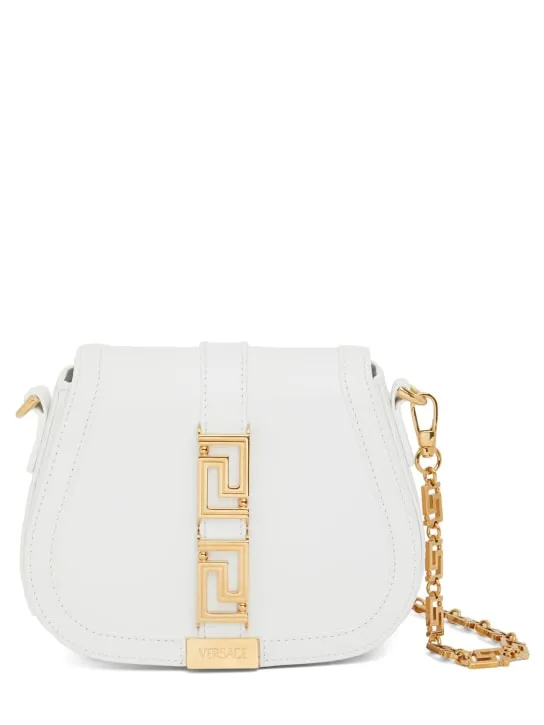 Versace   Mini Greca Goddess leather shoulder bag 