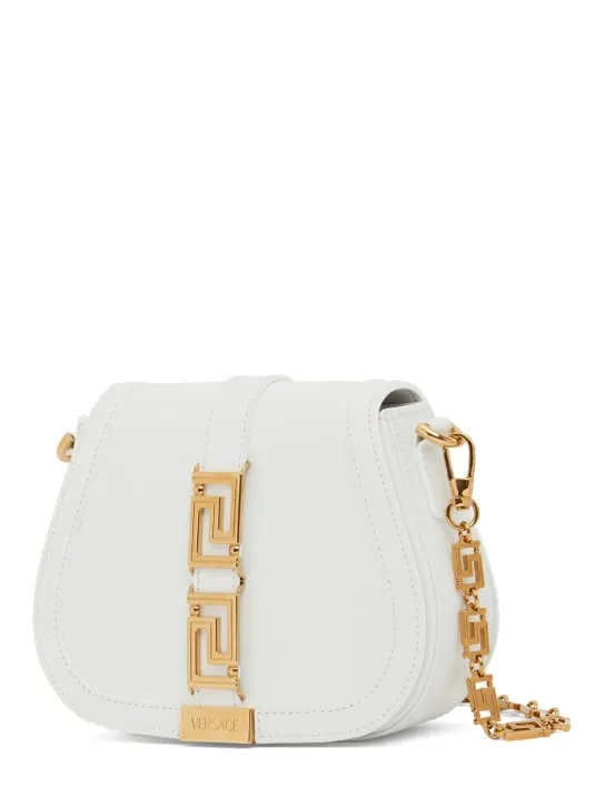 Versace   Mini Greca Goddess leather shoulder bag 