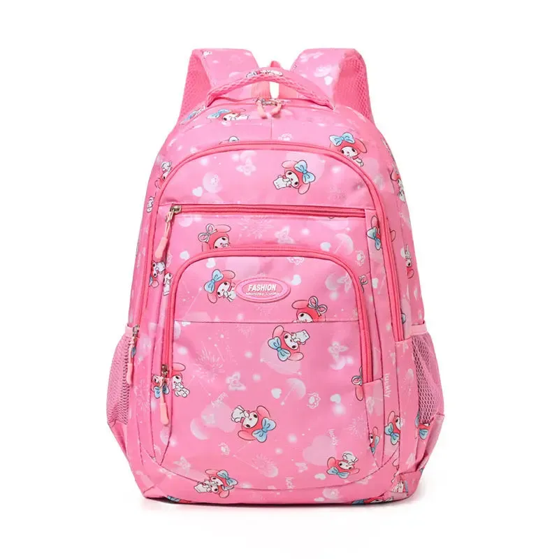 Waterproof Bow Print Student Backpack 1217