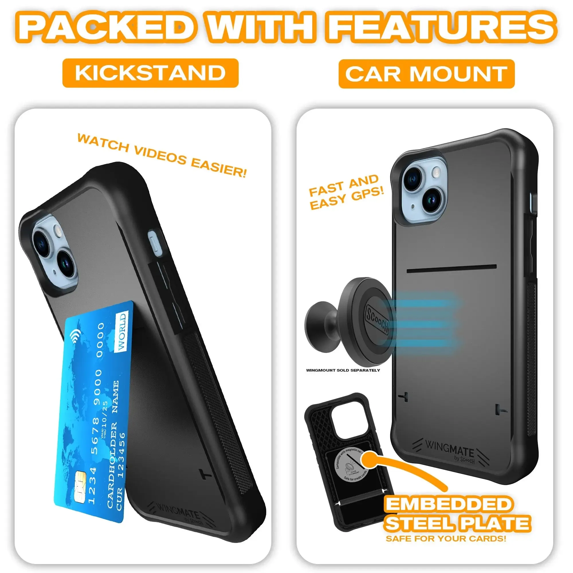 Wingmate Defender Bundle for iPhone 15 Plus