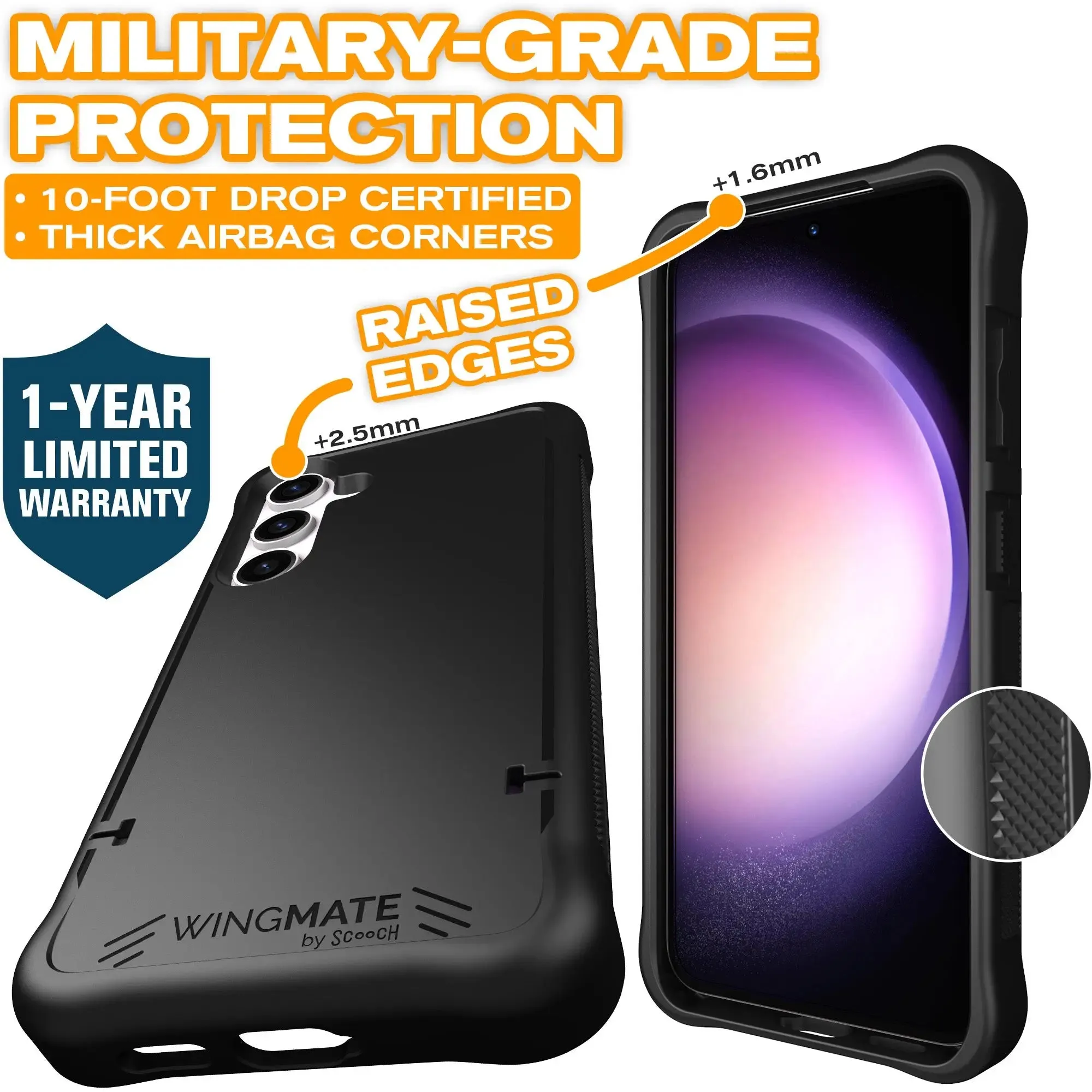 Wingmate Defender Bundle for Samsung Galaxy S24