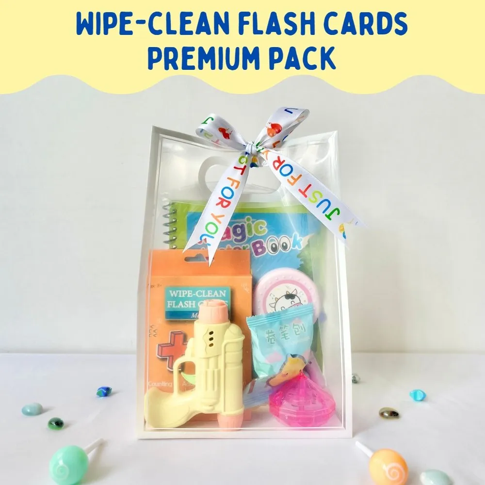 Wipe-Clean Flash Cards Premium Goodie Bag