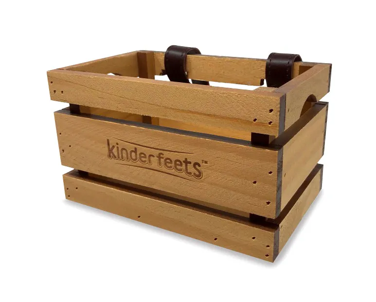 Wooden Crate Bike Basket