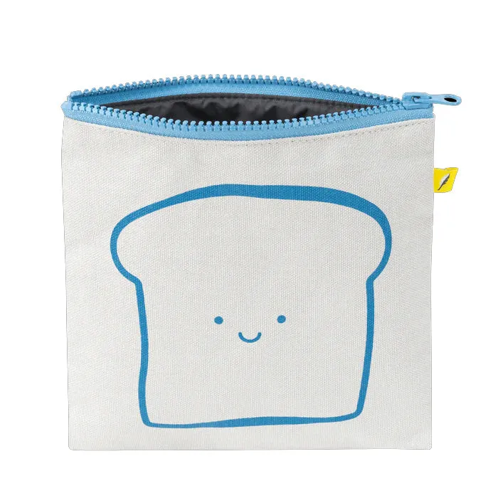 Zip sandwich sack - bread blue